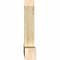 Ekena Millwork Portland Rough Sawn Timber Gable Bracket, Douglas Fir, 36"W x 23"H x 4"D x 4"F, 15/12 Pitch GBW036X23X0404POR00RDF - alternate 3
